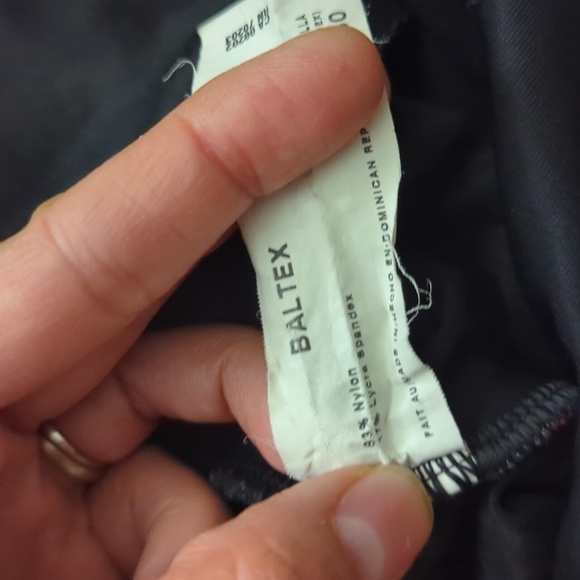 Baltex Floral Lined Bra One Piece Swimsuit Size 8/30 - Picture 9 of 11